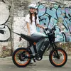 Bici elettrica TIETIE E5 48V20Ah 80km 14x3.0" Colore Nero Anteprima dell’immagine prodotto 8