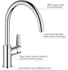 GROHE Start Edge, chroom Productafbeelding-voorbeeld 4