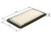 Luftfilter BOSCH F 026 400 566 für DAIHATSU Cuore VI (L251, Produktbild-Vorschau 5