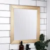 Obdélníkové zlaté nástěnné zrcadlo 49,5x59,5 cm Náhled obrázku produktu 6