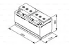 BOSCH T3 013 Starterbatterie 12V 88Ah 680A/EN L5 für Auto Produktbild-Vorschau 21