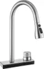 A single kitchen faucet shown from a front-facing angle against a white background. Podgląd zdjęcia produktu