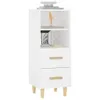 vidaXL Sideboard Blanc 34,5x34x90 cm Bois composite Voir les images du produit 4