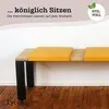 Polstrované sedadlo s úchytmi, šírka 35 cm, s mäkkým Náhľad obrázku produktu 6