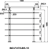 AICA Handlauf 100cm Geländer 5 Querstäbe Treppengeländer Produktbild-Vorschau 4