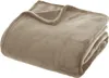 Plaid Uni di Flanell - lino 180 × 230 cm - atmosfera Anteprima dell’immagine prodotto 1