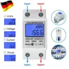LCD Wechselstromzähler Stromzähler Geeicht Für DIN Produktbild-Vorschau 1
