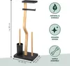 eluno set da toilette in piedi 4in1, scopino, portarotolo, Anteprima dell’immagine prodotto 7