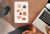 MuchoWow® Mauspad Mousepad Winter - Abstrakt - Design 18x27 Produktbild-Vorschau 3