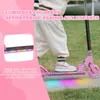 Kinderroller mit LED Rädern, Höhenverstellbarer Tretroller Produktbild-Vorschau 2