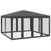 vidaXL Tenda party con 8 pannelli laterali in rete Anteprima dell’immagine prodotto 1