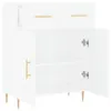 vidaXL Sideboard Weiß 69,5x34x90 cm Holzwerkstoff Produktbild-Vorschau 5