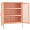 vidaXL Lagerschrank Rosa 80x35x101,5 cm Stahl Produktbild-Vorschau 4