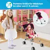 Kinderplay Puppenbuggy KP0290R – Leichter faltbarer Produktbild-Vorschau 3