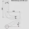 SANIT Spülbogen - 80 mm rechts versetzt - für WC-Spülkasten Produktbild-Vorschau 5