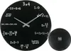 Mathe Wanduhr in schwarz Produktbild-Vorschau 7