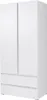 Kleiderschrank Drehtürenschrank Cosmos 92x51x204cm weiß Produktbild-Vorschau 1