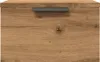 A close-up, front-facing view of a wooden drawer with a gray handle. Náhled obrázku produktu