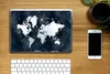 MuchoWow® Laptop Aufkleber Sticker Cover Weltkarte - Blau - Produktbild-Vorschau 2