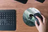 MuchoWow® Mauspad Mousepad Surfer auf Wellen 20x20 cm - Produktbild-Vorschau 4