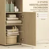 Szafka łazienkowa HOMCOM, szafka narożna z otwartą półką, Podgląd zdjęcia produktu 5