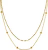 Boccia Collier 08066-02 Titan Gold plattiert Produktbild-Vorschau 2