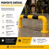Parabumper in acciaio da 100 cm – Protezione per scaffali, Anteprima dell’immagine prodotto 3