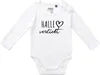 Huuraa Baby Body Halle verliebt 74 White  Baumwolle Produktbild-Vorschau 1