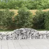 vidaXL Gabionen mit Hochbogen 5 Stk. 300x50x40/60 cm Produktbild-Vorschau 2