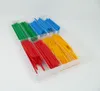 A clear, well-lit studio shot of a plastic organizer tray filled with colorful sticks, likely for educational or craft purposes. Produktbild-Vorschau