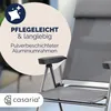 Casaria 2x Sedie da Giardino in Alluminio Pieghevoli Anteprima dell’immagine prodotto 8