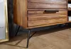 FineBuy Lavagna NISHAN 160x54x40 cm Sheesham Lavagna Hifi Anteprima dell’immagine prodotto 4