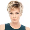 Charming Echthaar-Perücke für Frauen, kurzes blondes Haar Produktbild-Vorschau 1