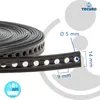 tecuro Lochband 14 mm x 10 m Rolle Stahl - Kunststoff Produktbild-Vorschau 3