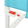 vidaXL Kleinkind-Bettschutzgitter Blau 120x25 cm Stoff Produktbild-Vorschau 7