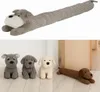 süßer Hund als Türluftstopper Zugluftstopper 90cm lang GRAU Produktbild-Vorschau 2