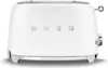 SMEG Toaster 2-Schlitz kompakt 50s Style TSF01WHMEU, Weiß, Produktbild-Vorschau 1
