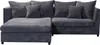 Sofa Couch Ecksofa Eckcouch Wohnlandschaft Pam 2 Cord Bezug Produktbild-Vorschau 4