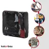 A collage of images showing different work scenarios and a large bundle of rags. Produktbild-Vorschau