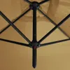 vidaXL Ombrellone doppio con asta in acciaio 600x300 cm Anteprima dell’immagine prodotto 5