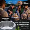 Rauchfreie Edelstahl Feuerschale Ø56cm Raucharm Produktbild-Vorschau 6