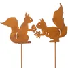 KADAX Gartenstecker aus Cortenstahl, 8er Set, Rostfiguren Produktbild-Vorschau 8