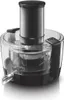 A close-up studio shot of a black and clear juicer. Anteprima dell’immagine prodotto