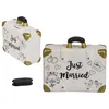 Spardose Reisekoffer Just Married 15x13cm Produktbild-Vorschau 7