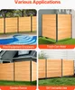 VEVOR recinzione in legno per la privacy, 96,5 cm L x 107,7 Anteprima dell’immagine prodotto 8