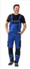 Planam Latzhose Norit Herren Gr. 54 kornblau/schwarz Produktbild-Vorschau 2