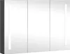 The Living Store LED-Spiegelschrank fürs Bad 89x14x62 cm Produktbild-Vorschau 2