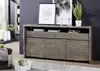 MASSIVMOEBEL24 Sideboard Akazie 191x45x96 grau lackiert Produktbild-Vorschau 10