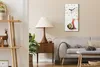 Leinwand Uhr Küche Wohnzimmer Bild 30x60 Aquarell zwei Produktbild-Vorschau 3