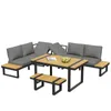 Flieks Gartenlounge-Set 6-tlg., Gartensofa mit Produktbild-Vorschau 8